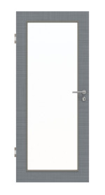 Frontansicht von Cotton like Hygge Grau LA 27 Basic Innentür - Huga