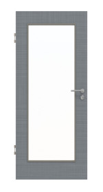 Frontansicht von Cotton like Hygge Grau LA 8 Basic Innentür - Huga