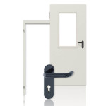 Komplettset-Ansicht von Innentür-Set Stahl Mehrzwecktür D65-1 OD mit LA-B2 inkl. Umfassungszarge - Hörmann