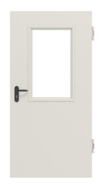 Frontansicht von Innentür-Set Stahl Mehrzwecktür D65-1 OD mit LA-B2 inkl. Eckzarge - Hörmann