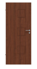 Frontansicht von Innentür Dexo M1 Walnuss Dekorfolie