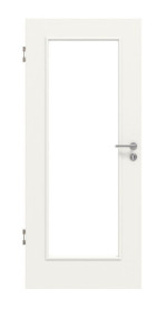 Frontansicht von Innentür Cottage M10 LA Weißlack – Lebo