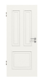 Frontansicht von Innentür Cottage M31 Weißlack – Lebo