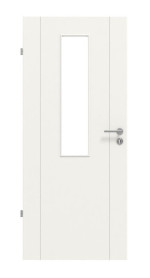Frontansicht von Signum 16 LA 4 mittig Basic Lack Verkehrsweiß RAL 9016 Innentür - Huga