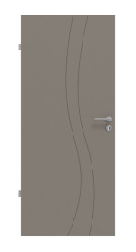 Frontansicht von Signum 51 Basic Lack Taupe RAL 7048 Innentür - Huga