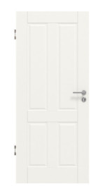 Frontansicht von LEBO Innentür Country 40 Weißlack