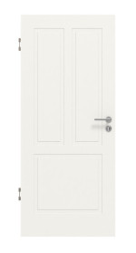 Frontansicht von Lacuna 3 Classic Weißlack Innentür - Huga