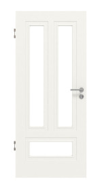 Frontansicht von Lacuna 5 LA Classic Weißlack Innentür - Huga