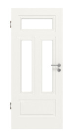 Frontansicht von Lacuna 6 LA 2 Classic Weißlack Innentür - Huga