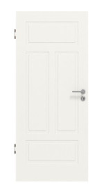 Frontansicht von Lacuna 6 Classic Weißlack Innentür - Huga