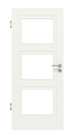 Frontansicht von Lacuna 7 LA Classic Weißlack Innentür - Huga