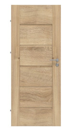 Frontansicht von Innentür Nexo M1 Eiche Karlstadt Dekorfolie