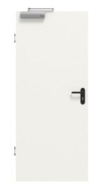 Frontansicht von GARANT Rauchschutztür Weißlack 9016