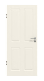 Frontansicht von GARANT Schallschutztür Como CK4 Weißlack 