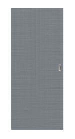 Frontansicht von Schiebetür Cotton like Hygge Grau Basic - Huga