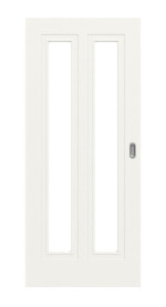 Frontansicht von Lacuna 8 LA Classic Weißlack Schiebetür - Huga