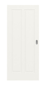 Frontansicht von Lacuna 8 Classic Weißlack Schiebetür - Huga