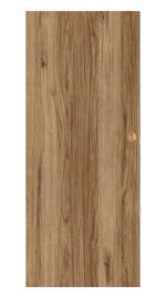 Frontansicht von Schiebetür Zano M1 Honig Catania Dekorfolie