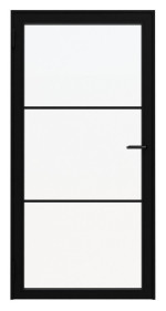 Frontansicht von der Stahl-Lofttür mit Sprossen 0-2 - Hörmann