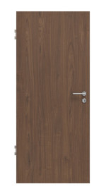 Frontansicht von WESTAG Energiespartür Nussbaum Trentino NU 717 Portalit CPL