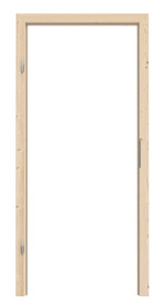 Frontansicht von Blockrahmen Fichte Massivholz - Radex