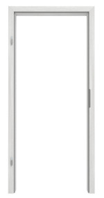 Frontansicht von GARANT Zarge Authentic Grigio CPL mit runder Kante