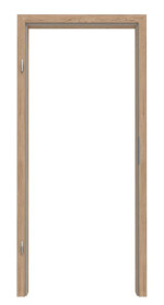 Frontansicht von Zarge Raucheiche Lamikor Typ 4 mit runder Kante - Kilsgaard