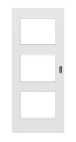 Frontbild von Bütte Weiß LA 11 Basic Durat Schiebetür - Huga