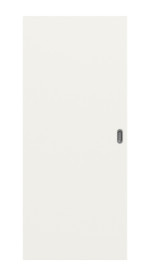 Frontbild von Weiß ähnlich RAL 9016 Basic Lack Schiebetür - Huga