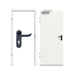 Komplettset-Ansicht von GARANT Rauchschutztür-Set T30 Weißlack RAL 9016 inkl. Zarge