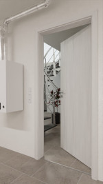 Detail-Milieuansicht von GARANT Wärmeschutztür Authentic Grigio CePaL