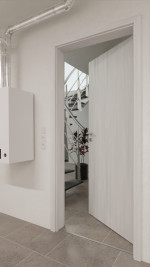 Detail-Milieuansicht von GARANT Wärmeschutztür Authentic Grigio GCK08