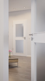 CloseUp-Milieuansicht von Bütte Weiß LA 12 Basic Durat Innentür - Huga