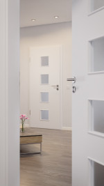 CloseUp-Milieuansicht von Bütte Weiß LA 14 Basic Durat Innentür - Huga