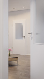 CloseUp-Milieuansicht von Bütte Weiß LA 7 Basic Durat Innentür - Huga