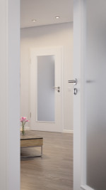 CloseUp-Milieuansicht von Bütte Weiß LA 8 Basic Durat Innentür - Huga