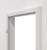 Detailansicht von GARANT Blendrahmen für Wohnungseingangstüren Authentic Grigio CePaL mit runder Kante