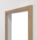 Detail-Ansicht von TEUTO Blendrahmen Authentic Risseiche CPL mit runder Kante