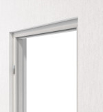 Detailansicht von GARANT Blockrahmen für Wohnungseingangstüren Authentic Grigio CePaL mit runder Kante