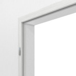 Detailansicht von GARANT Blendrahmen für Doppelflügeltüren Authentic Grigio CePaL mit runder Kante