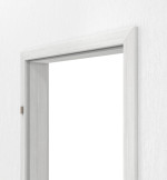 Detailansicht von GARANT Zarge für Rauchschutztüren Authentic Grigio CePaL mit runder Kante