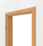 Detailansicht von GARANT Zarge für Wärmeschutztüren Buche Exklusiv CePaL mit runder Kante