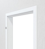 Detailansicht von Zarge Weiß Dekorfolie mit abgerundeter Kante