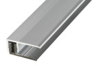 Ansicht von PROVARIO Uni Abschlussprofil Aluminium 7-18mm eloxiert Silber 100cm - Proline