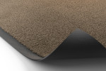 Detailbild mit Ansicht von Ober- und Untermaterial von Fußmatte ColourLine 959 taupe - Entrada