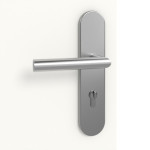 Detailansicht der Oberfläche von Weiß ähnlich RAL 9016 Basic Lack Wohnungseingangstür - Huga