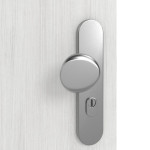 Detailansicht der Oberfläche von GARANT Wohnungseingangstür Authentic Grigio CePaL