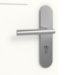 Detailansicht der Oberfläche von Groove 11 ProLine Lack Verkehrsweiß RAL 9016 Wohnungseingangstür - Hörmann