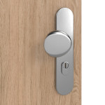 Detailansicht der Oberfläche von Typ 52 Raucheiche Lamikor Wohnungseingangstür - Kilsgaard