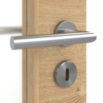 Detailansicht der Oberfläche von Wildeiche quer LA 27 ProLine Duradecor Doppelflügeltür inkl. Zarge - Hörmann